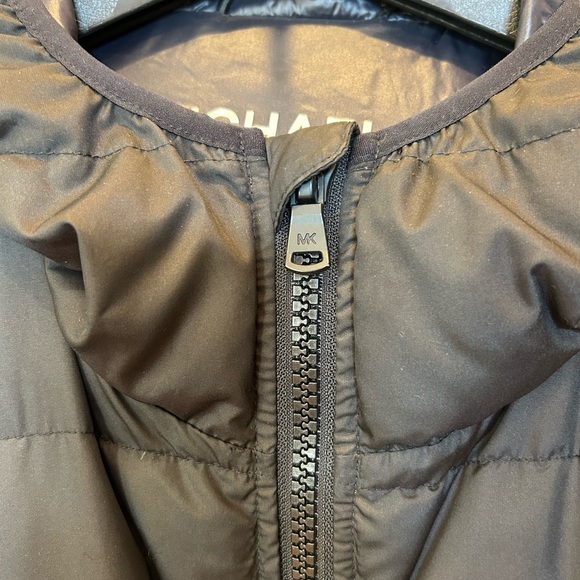 ❄️MICHAEL Michael Kors EUC Men's Down Black Puffer Jacket - Picture 9 of 14